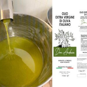 Olio extra vergine IGP " Don Andrea" 3 litri